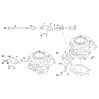 RS 125 Цилиндр - выпускной клапан