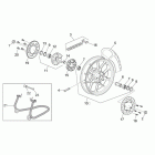 RS 125 Заднее колесо