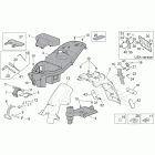 Scarabeo 100 4T E3 Задняя часть кузова 2