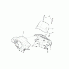 Scarabeo 50 4T 4V E2 Передний корпус - облицовка 1