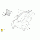 Scarabeo 100 4T E3 Задняя часть кузова 1