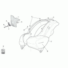 Scarabeo 50 4T 4V E2 Задняя часть кузова 1
