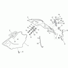 Scarabeo 50 2T E2 (Piaggio Engine) Rear body iii - mudguard