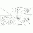 Scarabeo 100 4T E3 Задний фонарь