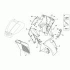 Scarabeo 300 Light E3 Передний корпус - облицовка 2