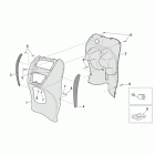 Scarabeo 100 4T E3 Передний корпус - облицовка 3