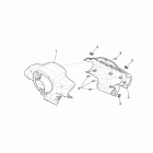 Scarabeo 50 2T E2 (Piaggio Engine) Front body i - headlight support