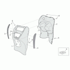 Scarabeo 50 4T 4V E2 Передний корпус - облицовка 3
