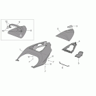 RSV 1000 Задняя часть - задний обтекатель 1