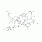 Sonic 50 H2O Carburettor  - oil pump assy.