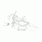 Mojito 125 E3 Rear body - covers