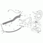 RSV 1000 Задний суппорт тормозной