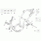 Mojito Custom 50 2T (Piaggio Engine) Рама