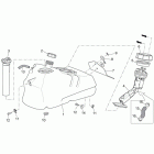 Scarabeo 400-492-500 Light Топливный бак