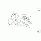 Scarabeo 250 Light E3 Front fairing