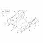Mojito 125 E3 Central body - underpanel