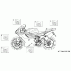 RSV 1000 Наклейки (04-06)