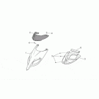 SR 50 H2O (IE+Carb.) Передний корпус - облицовка 2