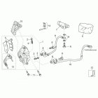 Atlantic 400-500 Sprint Передний тормозной суппорт