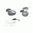 Scarabeo 250 Light E3 Acc. - top / cases i