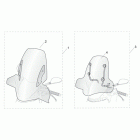 SR 125-150 Дооснащение-Ветровое стекло