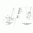 Scarabeo 400-492-500 Light Передняя вилка 1