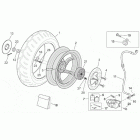 SR 50 H2O (IE+Carb.) Заднее колесо - дисковый тормоз