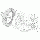 RSV 1000 Заднее колесо -версия R