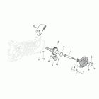 Mojito Custom 50 2T (Piaggio Engine) Трансмиссия - главная передача