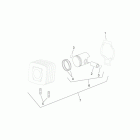 Mojito Custom 50 2T (Piaggio Engine) Блок цилиндров с поршнями