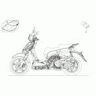 Scarabeo 250 Light E3 Completing part