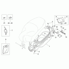 Mojito 125 E3 Helmet compartment