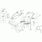 SR 50 H2O (IE+Carb.) Передний корпус - облицовка 3