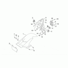 Sonic 50 H2O Rear body - mudguard