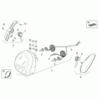 Scarabeo 250 Light E3 Фара