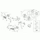 SR 50 H2O (IE+Carb.) Задний фонарь