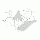 Mojito 125 E3 Central body - floor panel