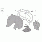 Mojito 125 E3 Central body - glove comp.