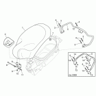 Mojito Custom 50 2T (Piaggio Engine) Saddle - handle