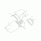 SR 50 H2O (IE+Carb.) Saddle - handle