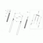 SR 50 H2O (IE+Carb.) Передняя вилка 2