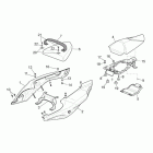 RSV 1000 Задняя часть - задний обтекатель 2