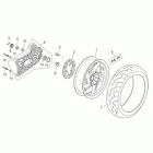 Atlantic 125-250 Заднее колесо