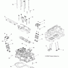 SPORTSMAN TOURING EPS 850 - A12DN8EAF/EAH/EAR Engine, cylinder head, cam and valves