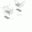 SPORTSMAN FOREST 850 - A12ZN8EFK Body, footwells