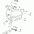 SPORTSMAN 90 - A09FA09AA/AB Топливный бак