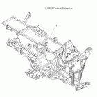 SPORTSMAN 500 EFI TRACTOR - A09MN50ET Рама