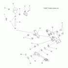 SCRAMBLER 2X4 INTL - A09BA50FA Педаль тормоза и задний торм.цилиндр