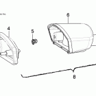 SPORTSMAN 90 - A09FA09AA/AB Задний фонарь