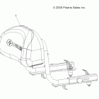 SPORTSMAN 500 EFI TRACTOR - A09MN50ET Body, backrest